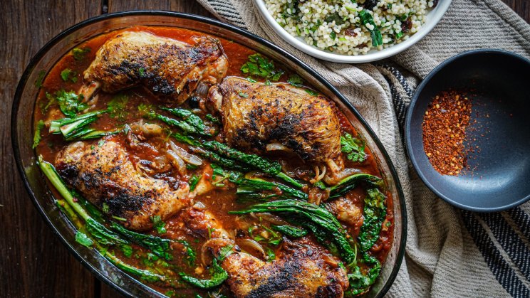 Speedy Syrian chicken bake