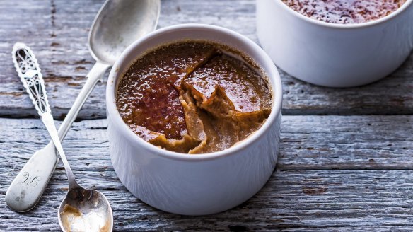 Chocolate creme brulee from 
