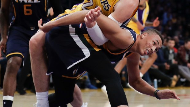 Utah's Dante Exum has had his ups and downs as he readjusts to a full NBA workload.