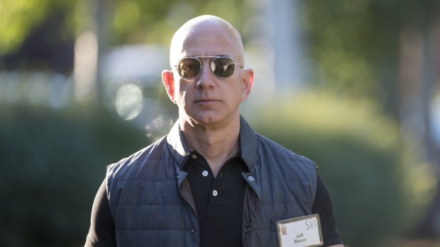 Briefly topped the world's rich list: Jeff Bezos owns about 17 per cent of Amazon.