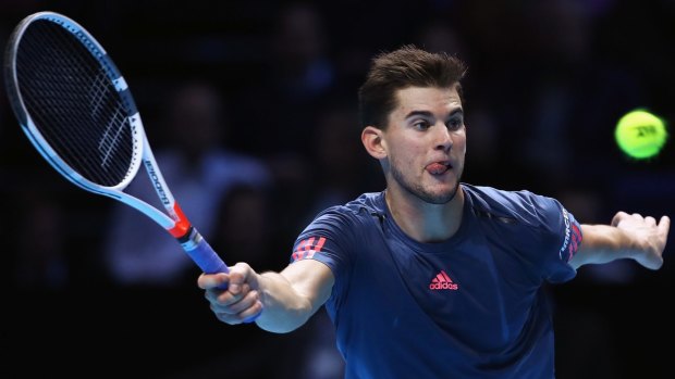 Down under: Dominic Thiem has arrived to prepare for the Australian Open.