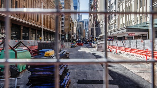 Construction of the light rail line along George Street has already been delayed.
