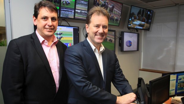 Racing Victoria's general manager of integrity services Dayle Brown, right.