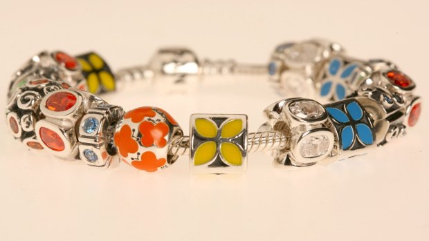 Pandora's charm bracelets helped the Danish-based company lift sales by 40 per cent in Australia last year.
