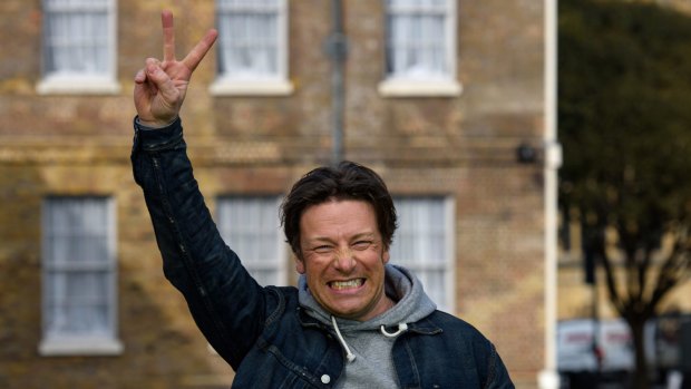 Jamie Oliver celebrates after the announcement of a tax on sugary soft drinks in the UK. Will Australia follow?