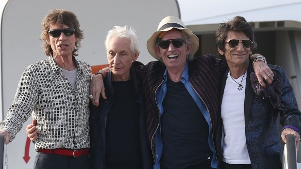 Mick Jagger, Charlie Watts, Keith Richards and Ronnie Wood. 