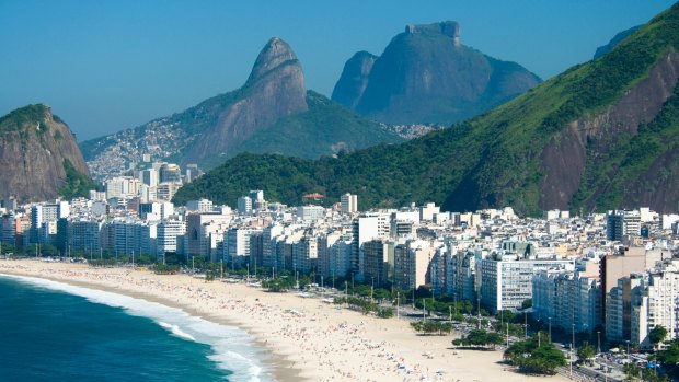 Protection: Copacabana Beach is one of the venues for events at the Rio Games.