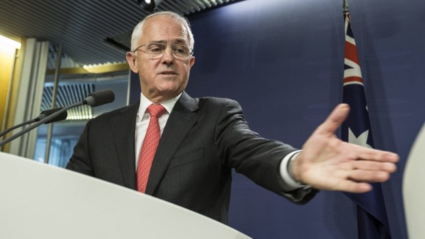 There's nothing up my sleeve - Prime Minister Malcolm Turnbull in Sydney on Friday.
