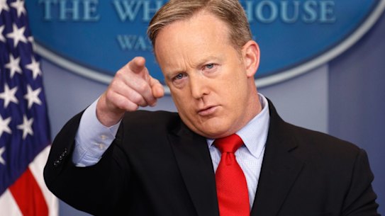 Strong denial: White House press secretary Sean Spicer.