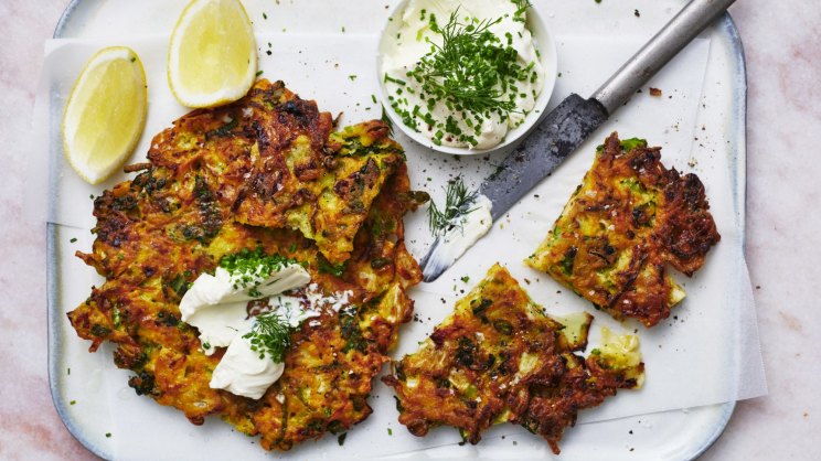 Adam Liaw's winter vegetable pancakes-image