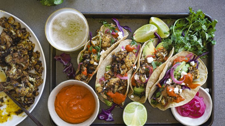 Katrina Meynink's cauliflower tacos