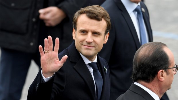 French president-elect Emmanuel Macron.