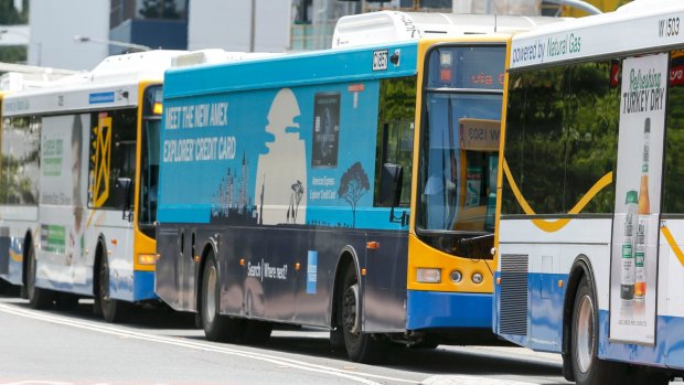 Public transport advocates want advertising wraps to be removed from Brisbane buses and CityCats.