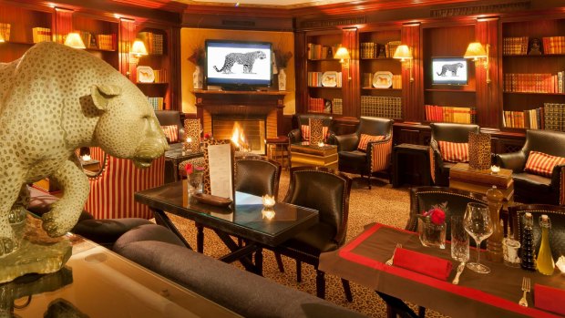 Enjoy an after-dinner drink and live music at the famous Leopard Lounge at Hotel d'Angleterre.