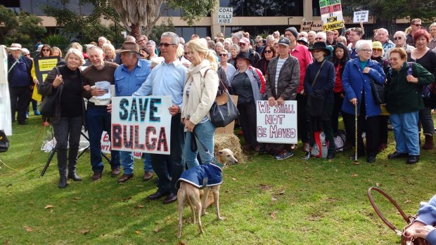 Bulga mine protest comes to the city. 7 August 2016. Photos: Han Nguyen Story: Han Nguyen