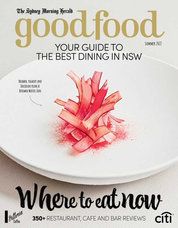 Good Food Guide 2022 magazine.