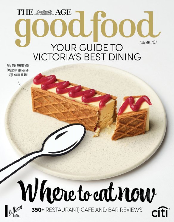 Good Food Guide 2022 magazine.