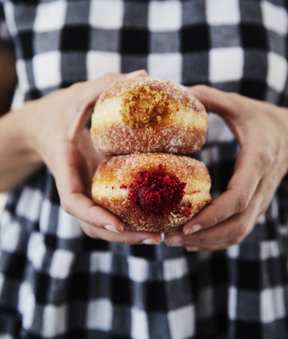 Cobb Lane's famous filled doughnuts.