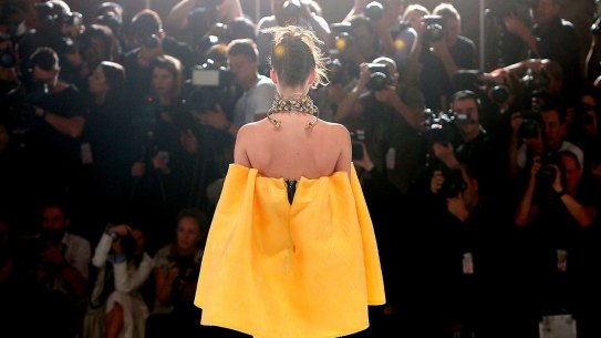 Maticevski creations stole the show at Mercedes-Benz Fashion Week Resort 17 in May.