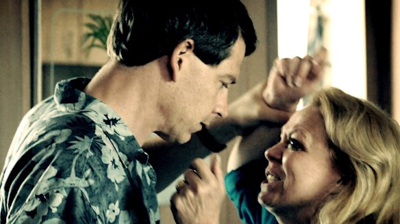 Mendelsohn with Jackie Weaver in Animal Kingdom.