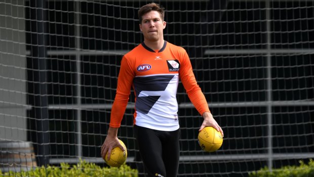Defiant: GWS forward Toby Greene has vowed to maintain his natural game, despite a growing negative reputation.
