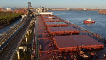 The first shipment of Roy Hill iron ore via the MV Anangel Explorer has been delayed. 