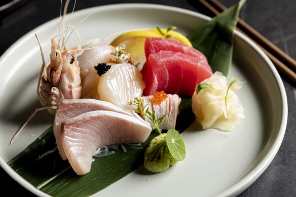 Go-to dish: Sashimi platter.