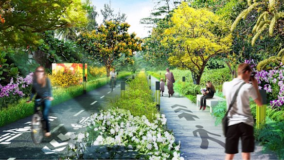 Say hello to a new Highline: Singapore's elevated park to span entire ...