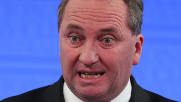 'It's not unreasonable that Bronwyn Bishop  will have someone help her drive' ... Barnaby Joyce.