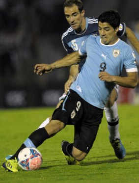 Uruguay's Luis Suarez.