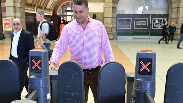 Transport Minister Andrew Constance said more people were choosing to leave the car at home.