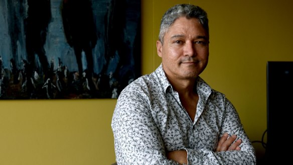 SBS news reader Anton Enus who has been diagnosed with bowel cancer.