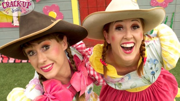 Brisbane's CrackUp Sisters circus act.