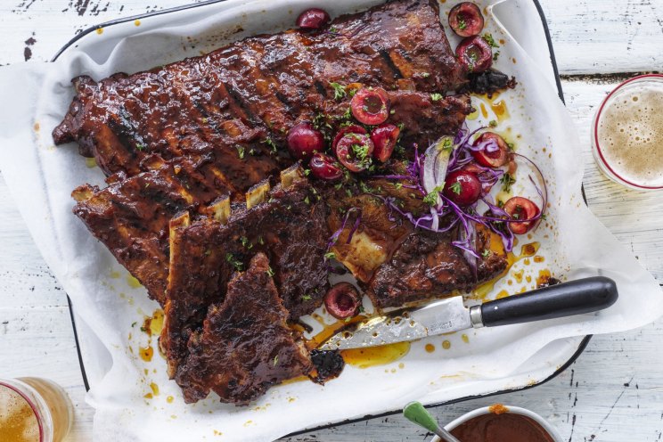 Adam Liaw's smoky chipotle ribs