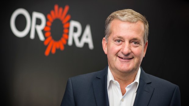 Chief executive Nigel Garrard says Orora's North American sales now make up more than 50 per cent of total sales.