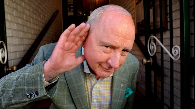 Shock jock Alan Jones.