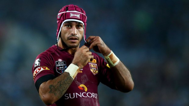 Playmaker Johnathan Thurston was limited at the Maroons' first official training session.