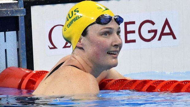 Cate Campbell finished outside the medals in her individual events.