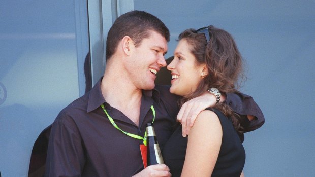 Ms Malkah, then called Kate Fischer, was engaged to billionaire James Packer in the 1990s.