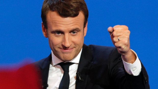 Emmanuel Macron is the front-runner for the May 7 runoff. 