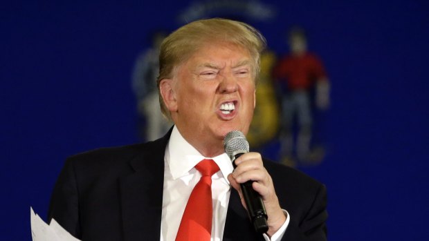 Republican circus: Presidential candidate Donald Trump.