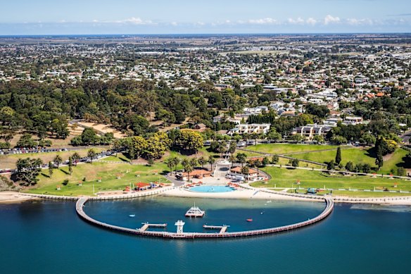 Geelong's waterfront.