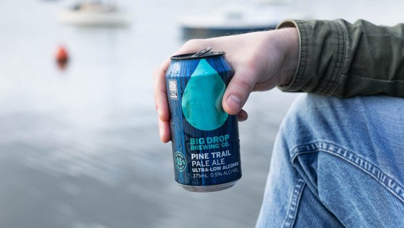 UK-based brand Big Drop launched in Australia last year and brews non-alcoholic beer out of Melbourne.