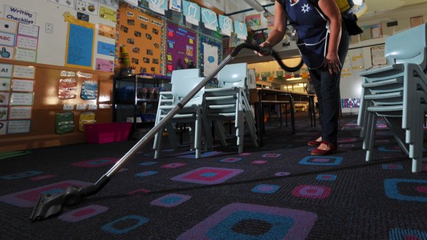 The federal workplace watchdog has opened an investigation into the underpayment of school cleaners.