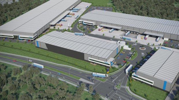 Stockland has started building the Coopers Paddock Logistics Park, a $80 million office and warehouse estate in Warwick Farm, south-west Sydney.