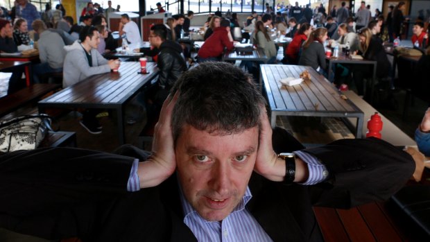 Rising din: Russell Keast, Associate Professor of Food and Sensory Science at Deakin University, who studies escalating noise levels in restaurants.