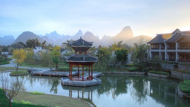 A tranquil morning in Banyan Tree Yangshuo.