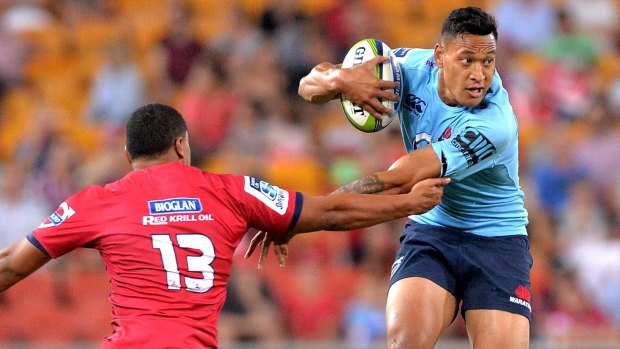 No worries: The Highlanders are unconcerned by Israel Folau's positional switch.