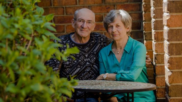 Drug law reform campaigner Marion McConnell, pictured with her late husband Brian, in 2015. She has been awarded a Medal of the Order of Australia for services to community health.