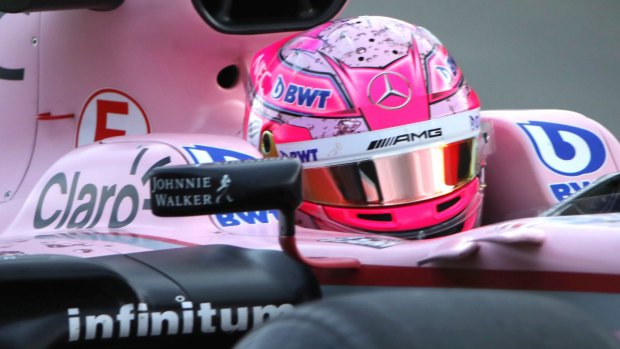 Force India driver Esteban Ocon.